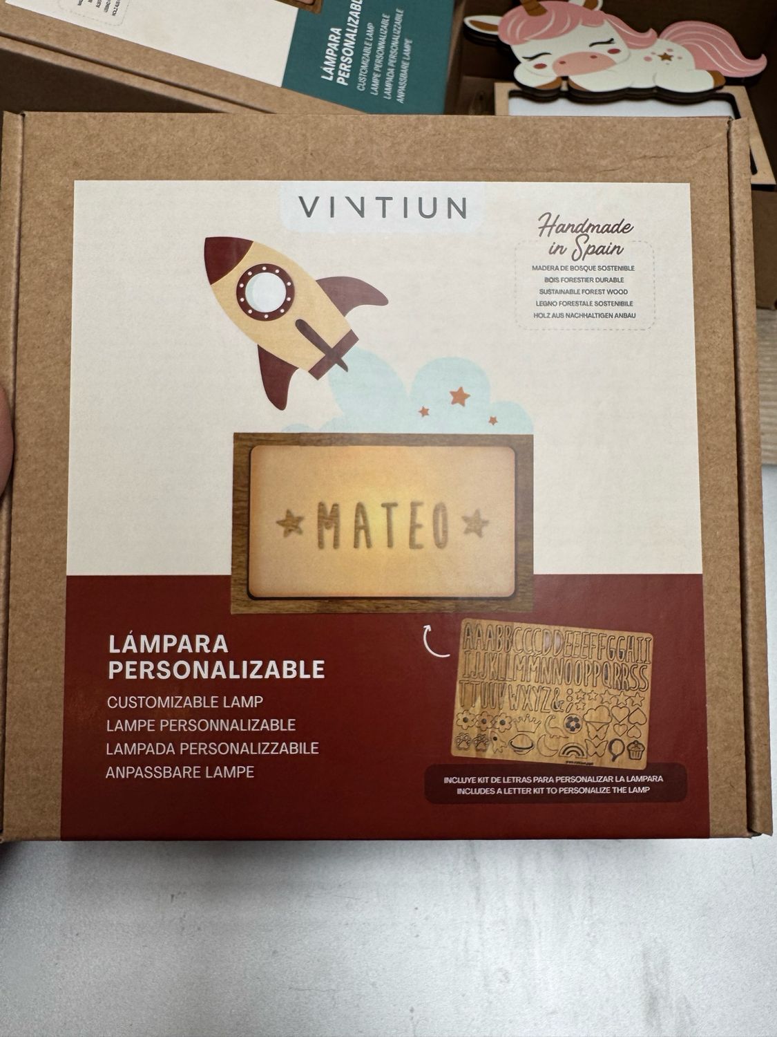 Vintiun klein dierenlampje raket