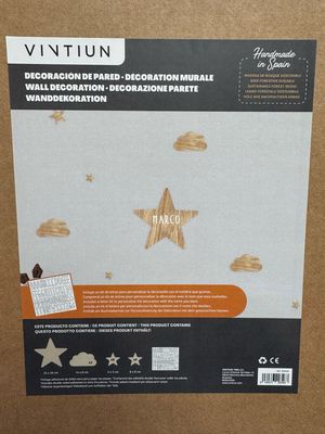 Vintiun wanddecoratie clouds