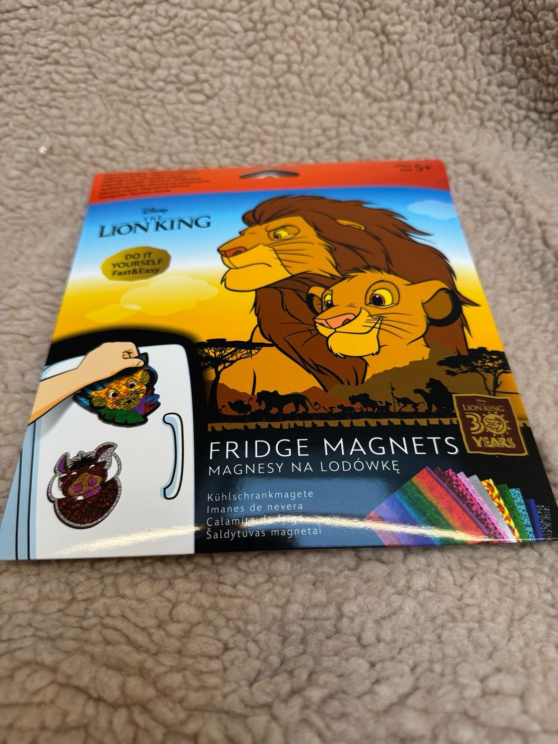 Creëer je eigen koelkast magneet Lion King 2