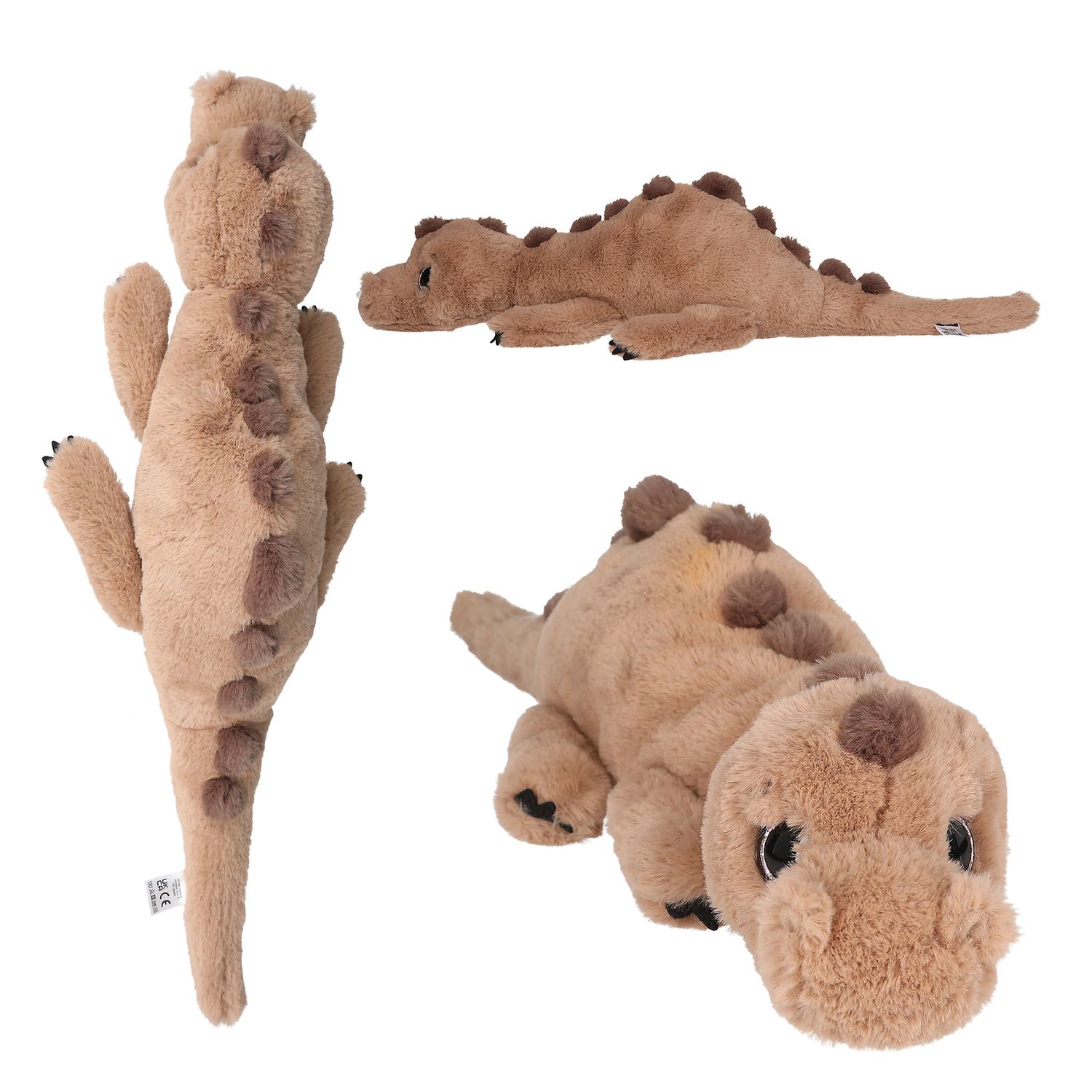 Dino World knuffel bruin 50cm