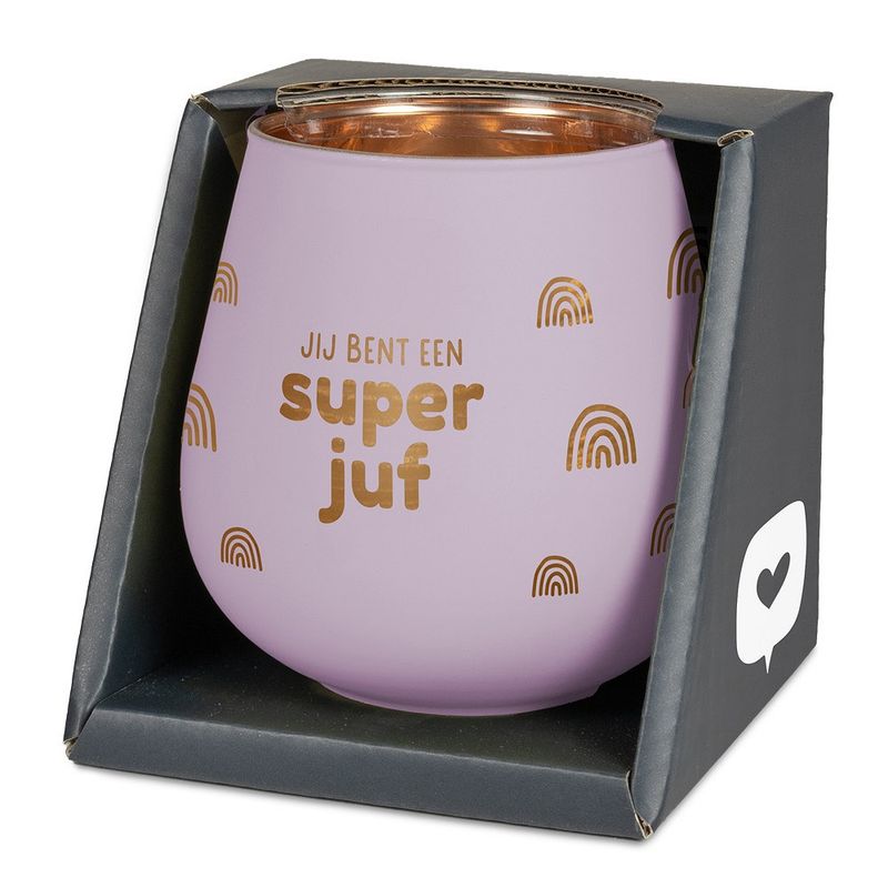 Sfeerlichthouder - super juf