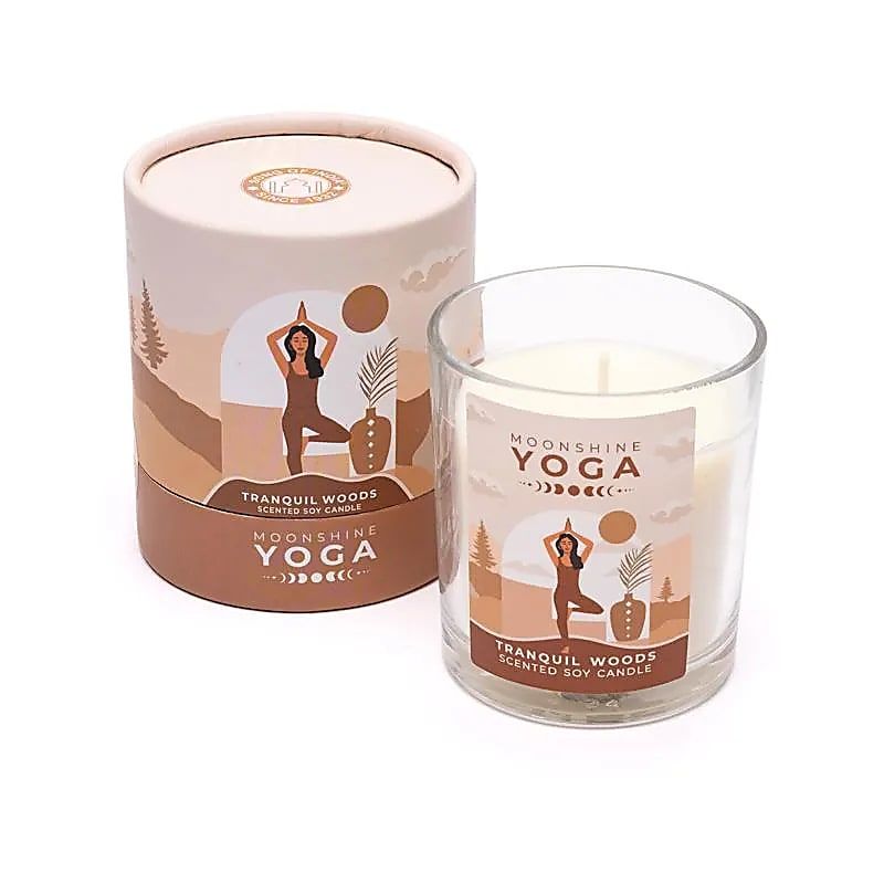 Moonshine yoga geurkaars tranquil woods