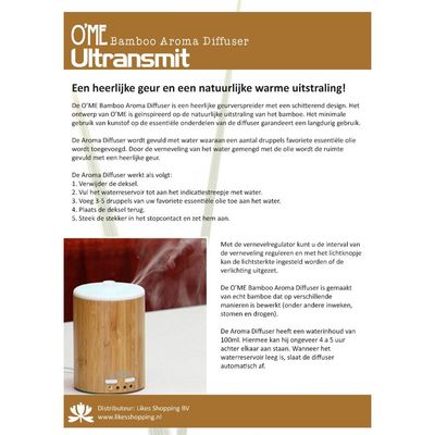 Aroma diffuser Bamboo