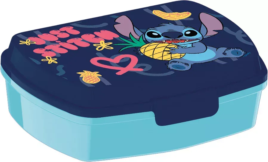 Stitch brooddoos darkblue