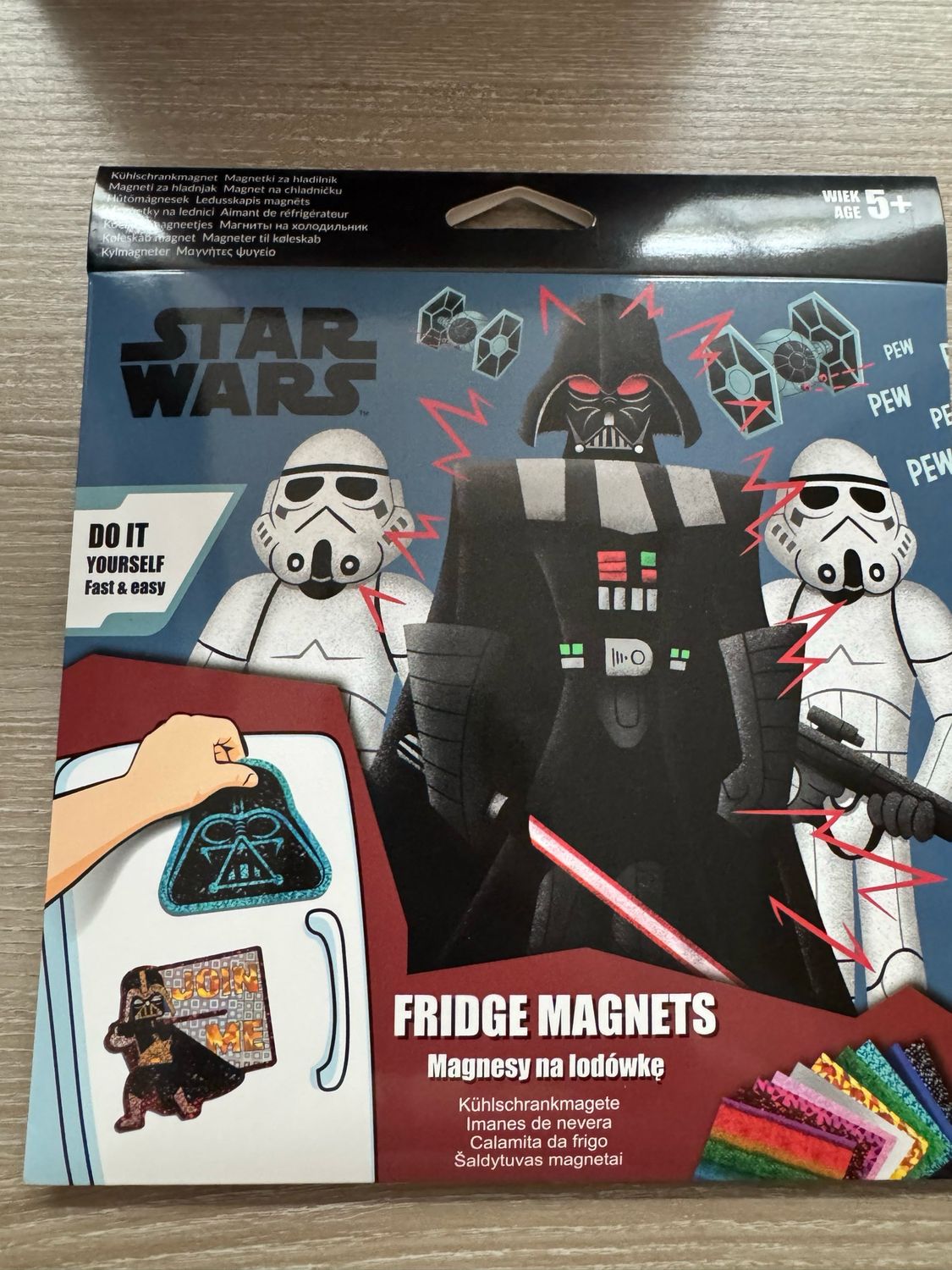 Creëer je eigen koelkast magneet star wars 2 stormtroopers &amp; Darth Vader
