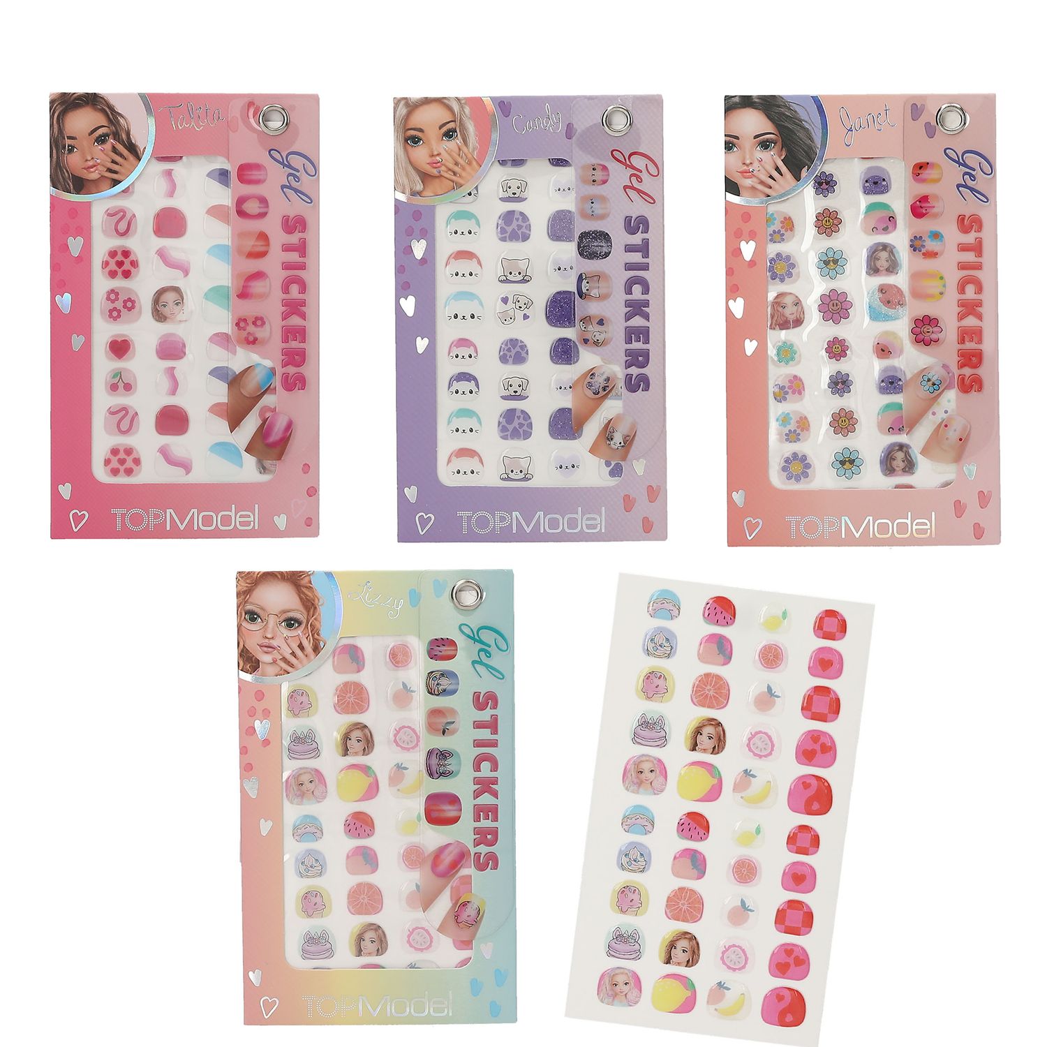 TOPModel gel nagelstickers