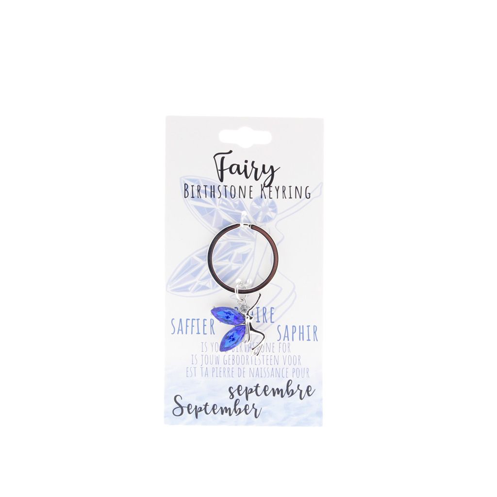 Birthstone sleutelhanger september fairy