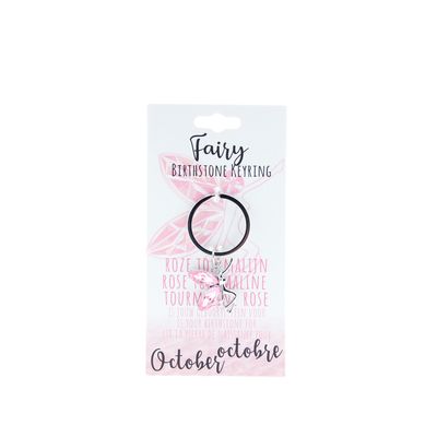 Birthstone sleutelhanger oktober fairy