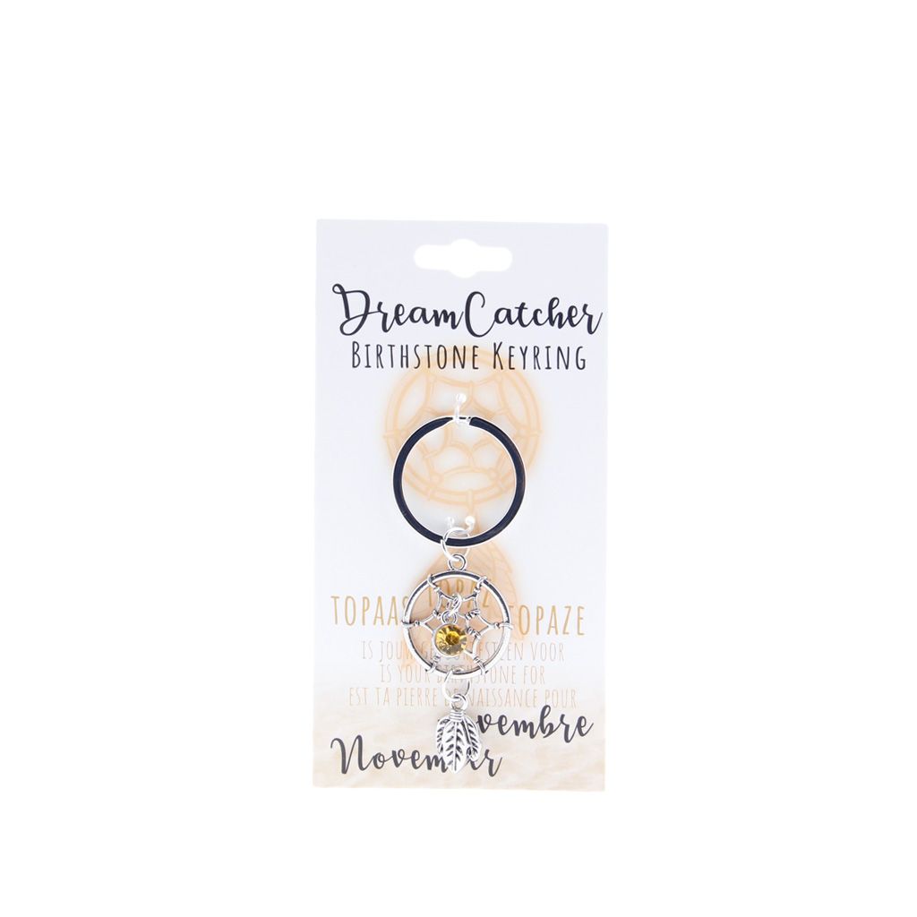 Birthstone sleutelhanger november dromenvanger