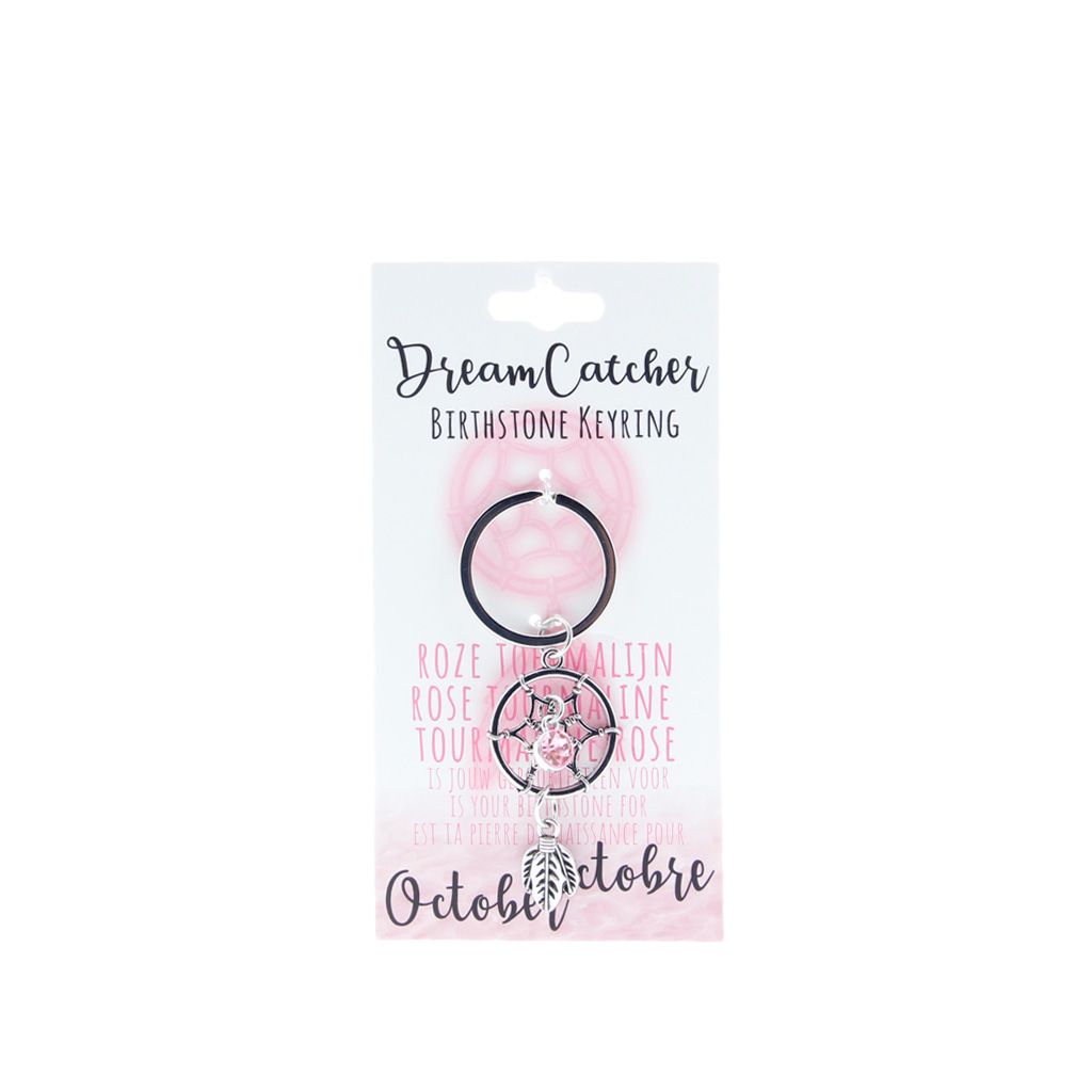 Birthstone sleutelhanger oktober dromenvanger