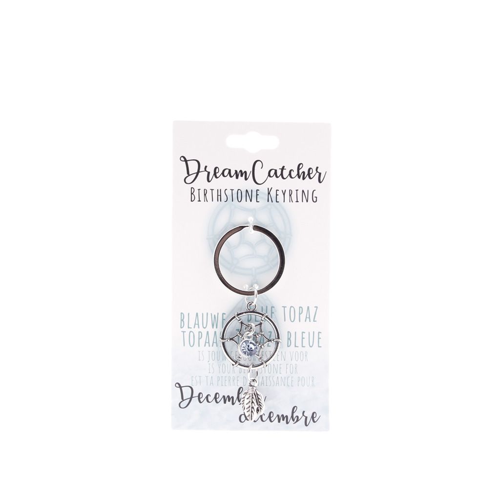 Birthstone sleutelhanger december dromenvanger