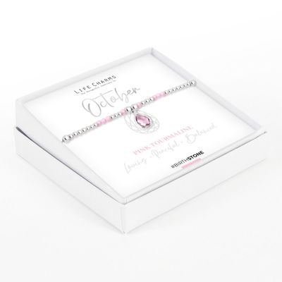 Birthstone armband oktober