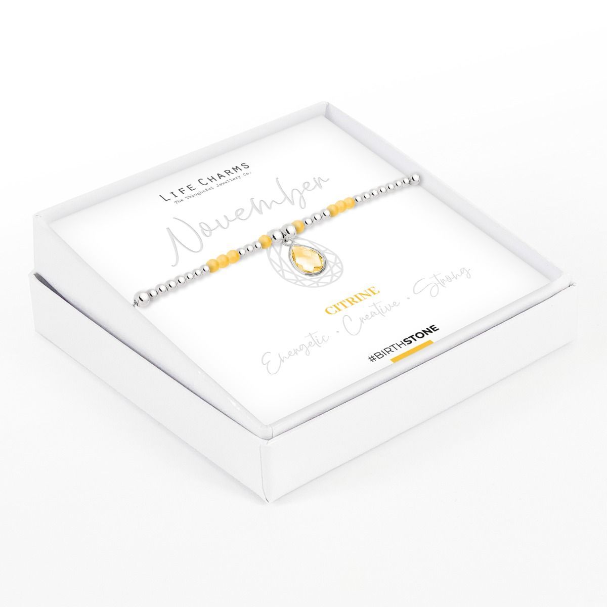Birthstone armband november