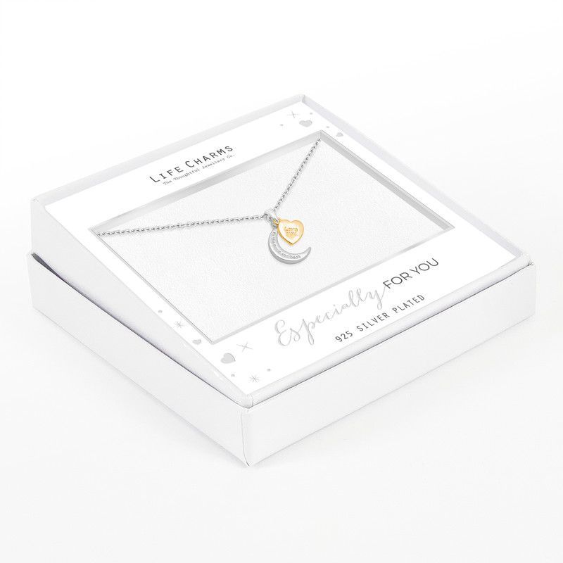 Life charms ketting to the moon and back