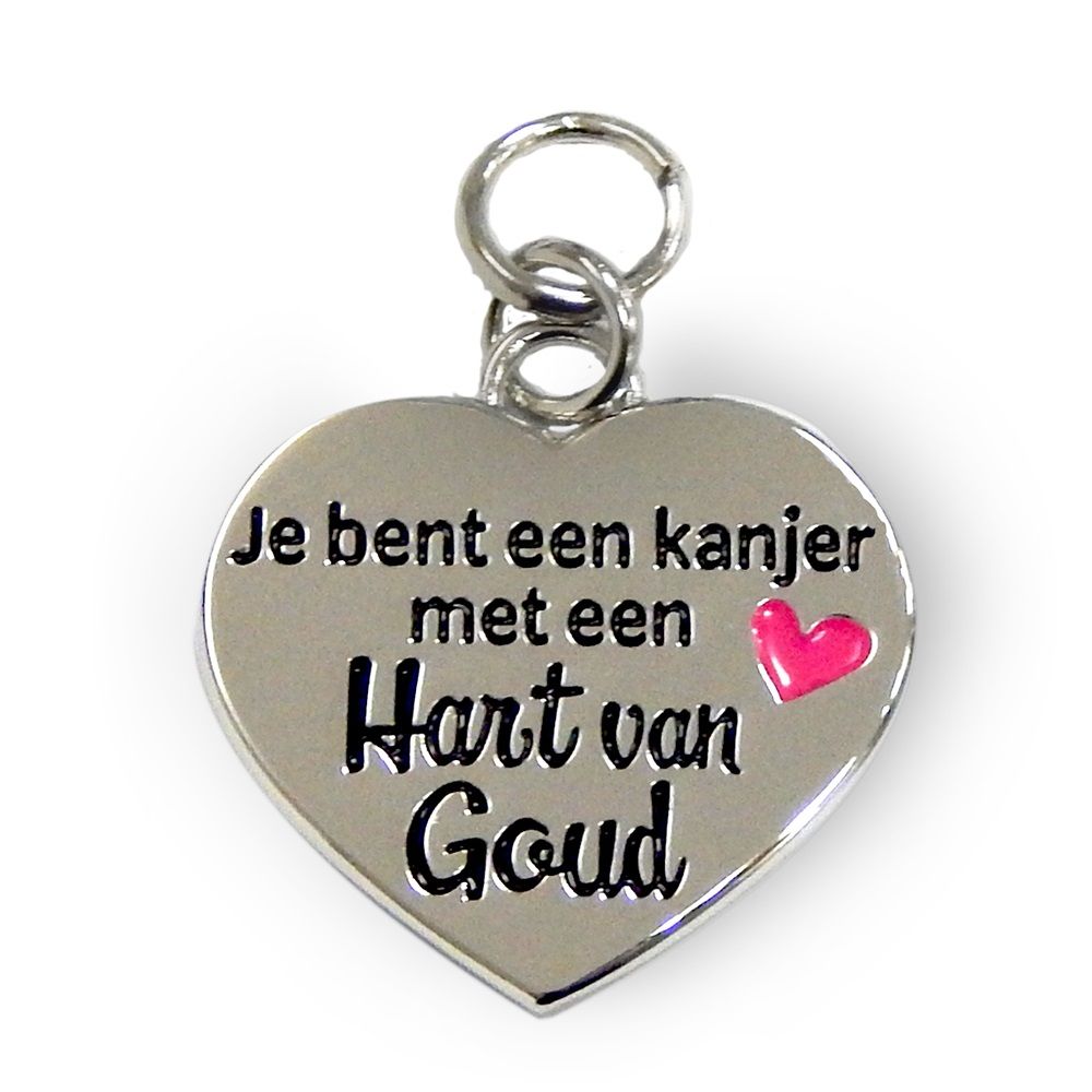 Charms for you bedel hart van goud