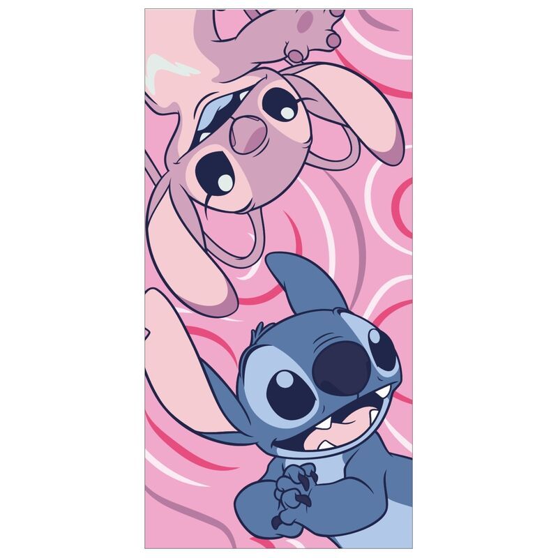 Strandlaken pink Lilo &amp; Stitch