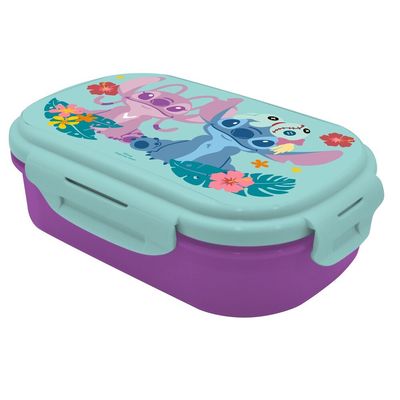 Lunch box met bestek Stitch