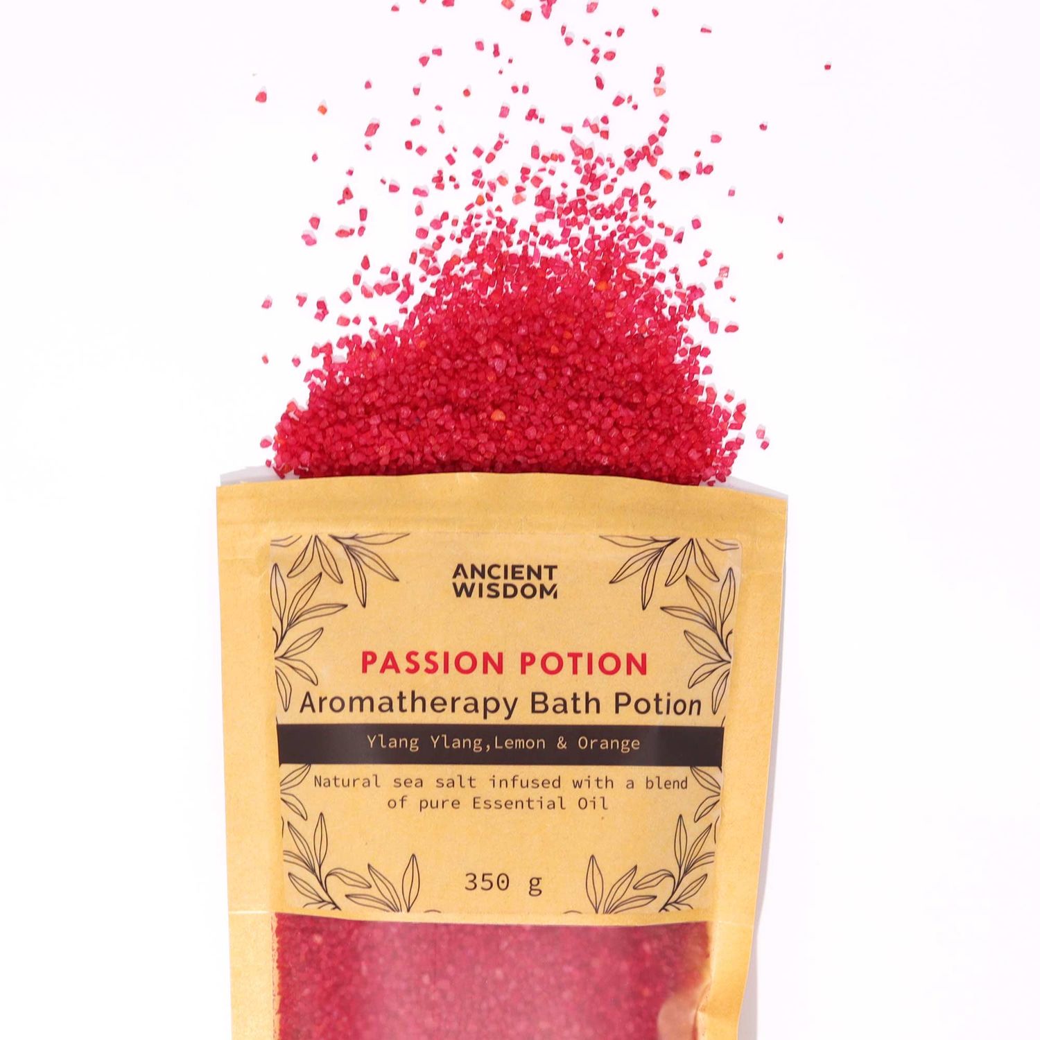 Aromatherapie bad zout - passie