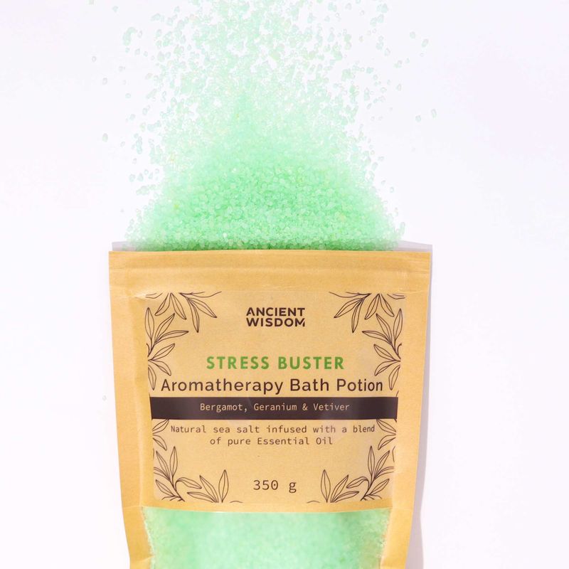 Aromatherapie bad zout - stressbreker