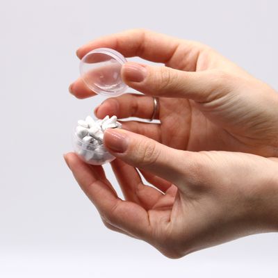 Bruisbal met edelsteen armband - witte jaspis geschenk editie