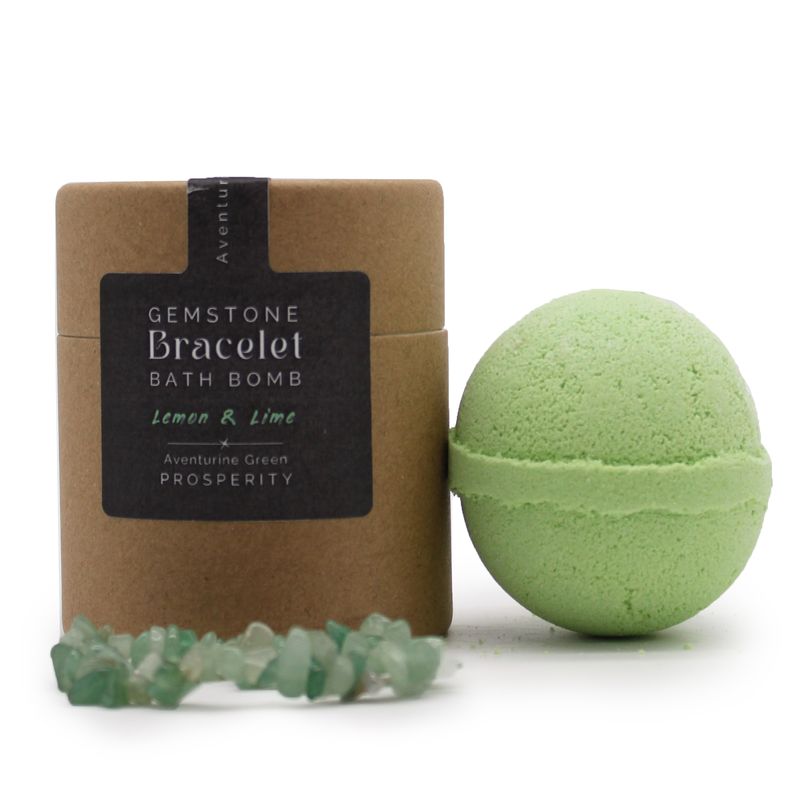 Bruisbal met edelsteen armband - groene aventurijn