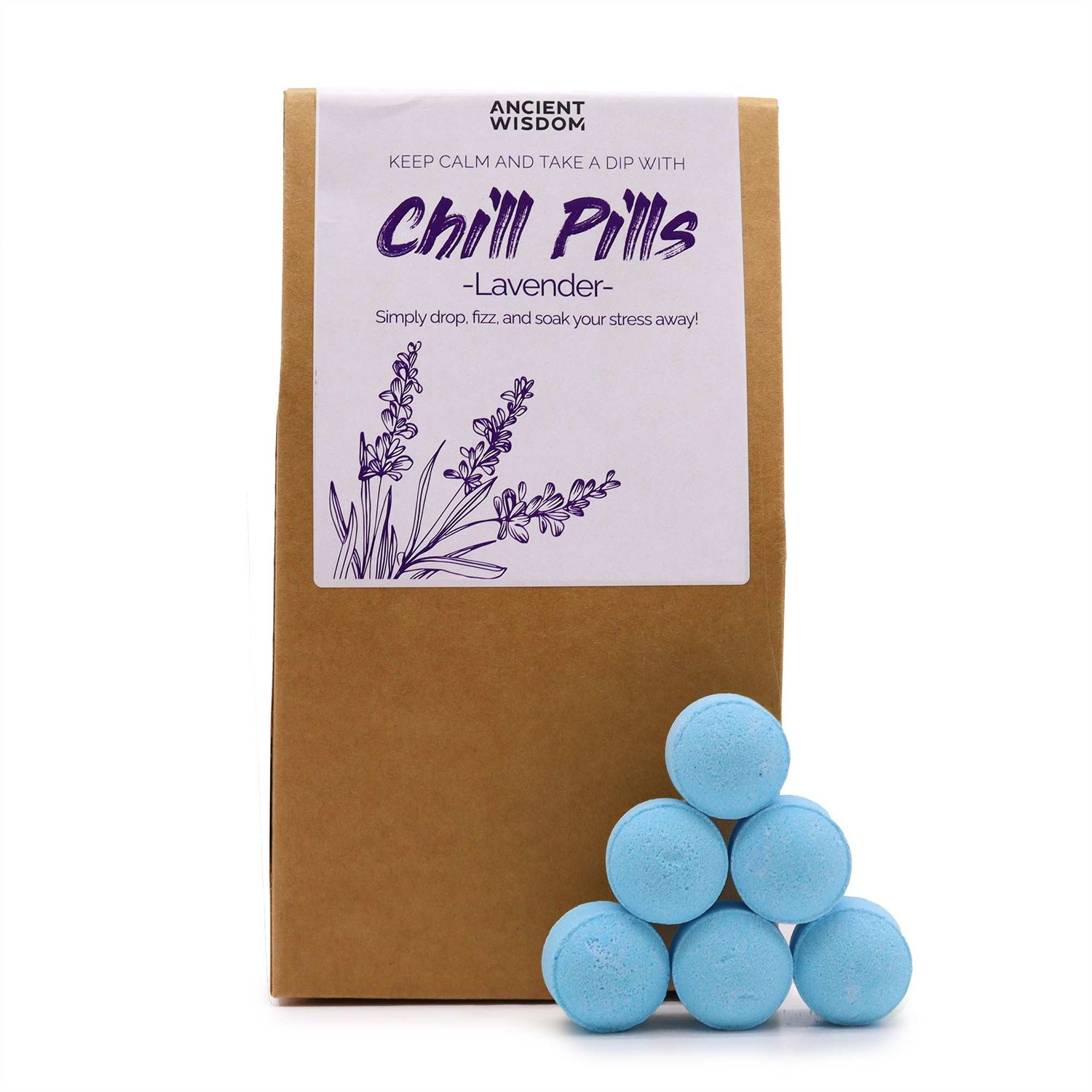 Chill pills bad bommen - lavendel