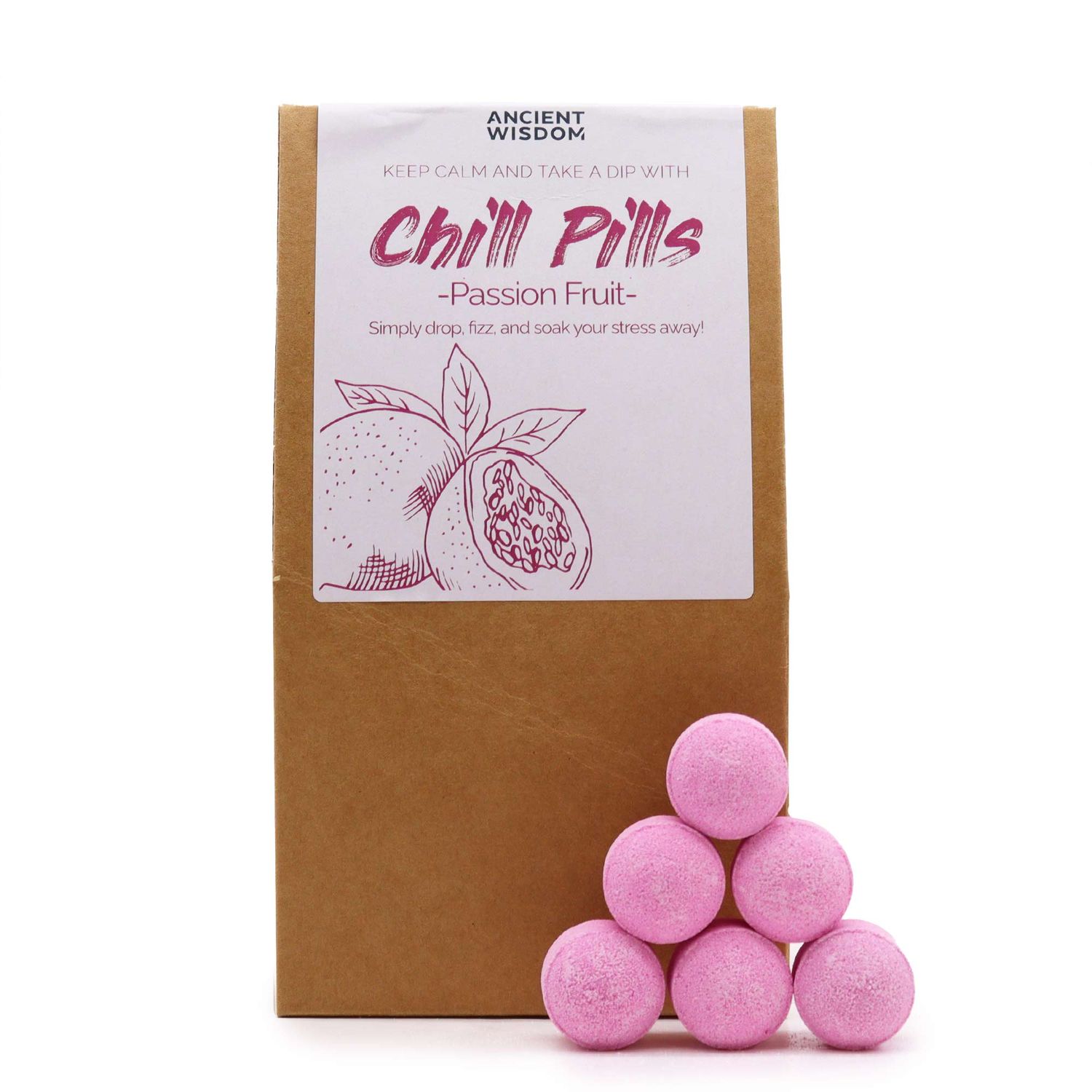 Chill pills bad bommen - passievrucht