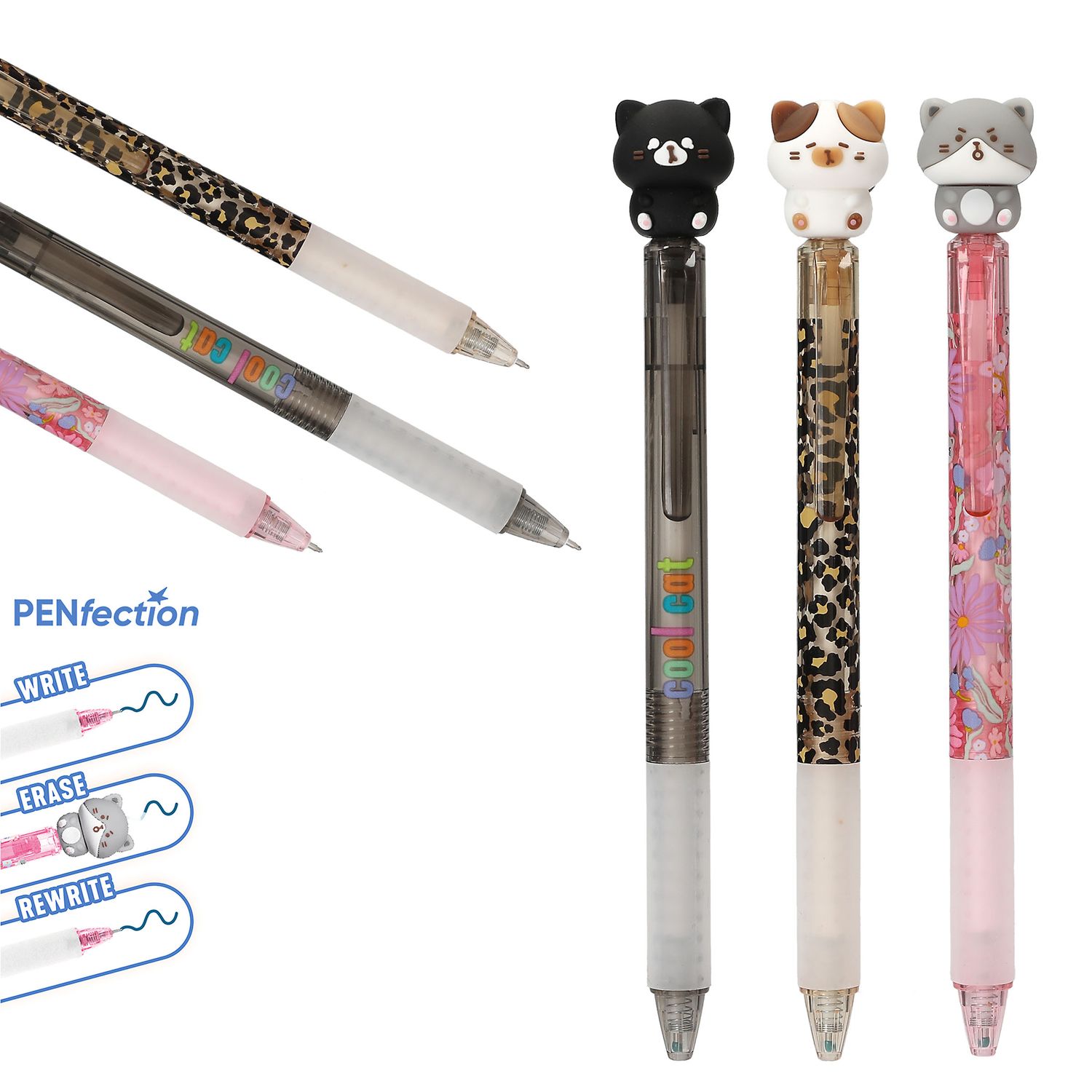 PENfection uitwisbare pen kat