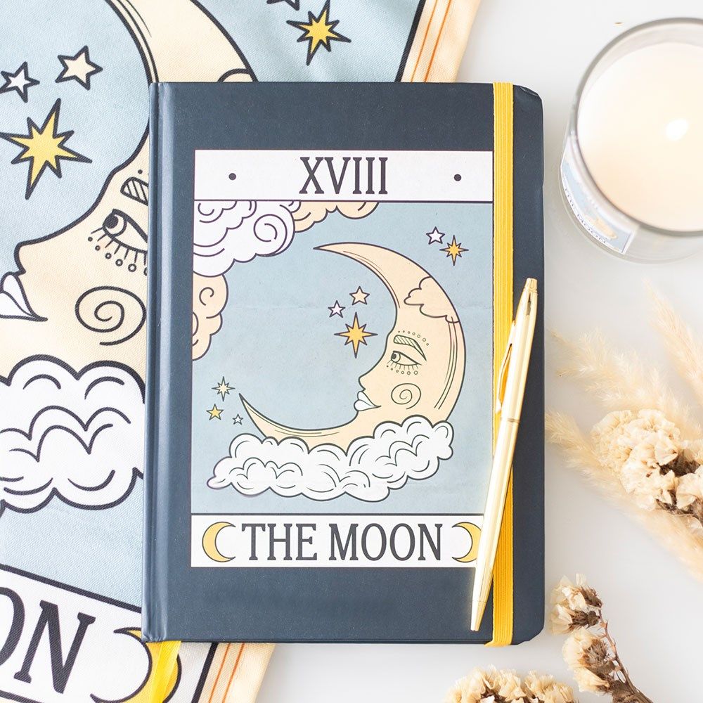 Tarot A5 notitieboek de maan