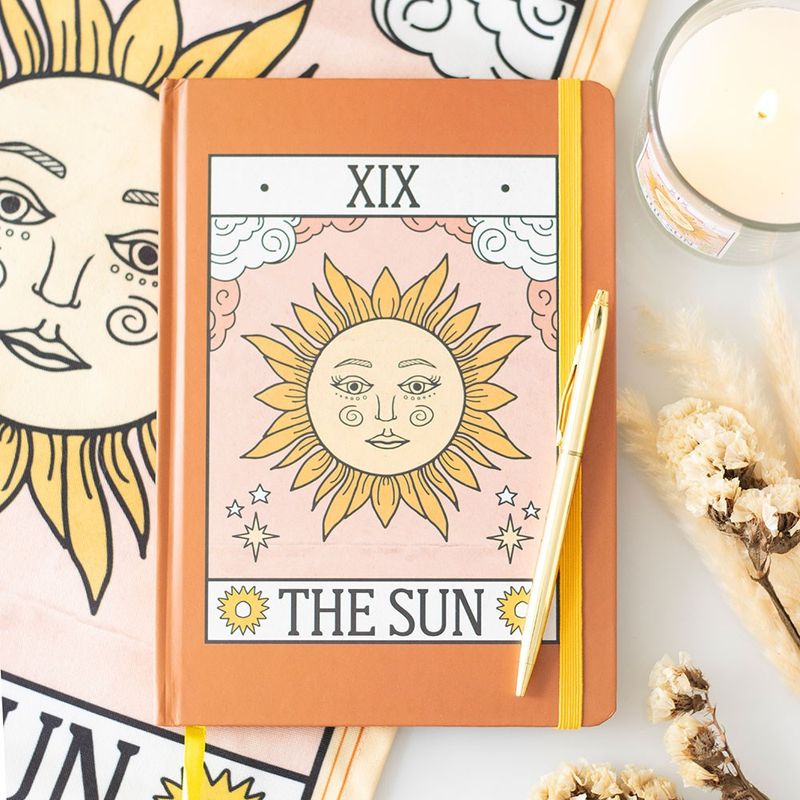 Tarot A5 notitieboek de zon