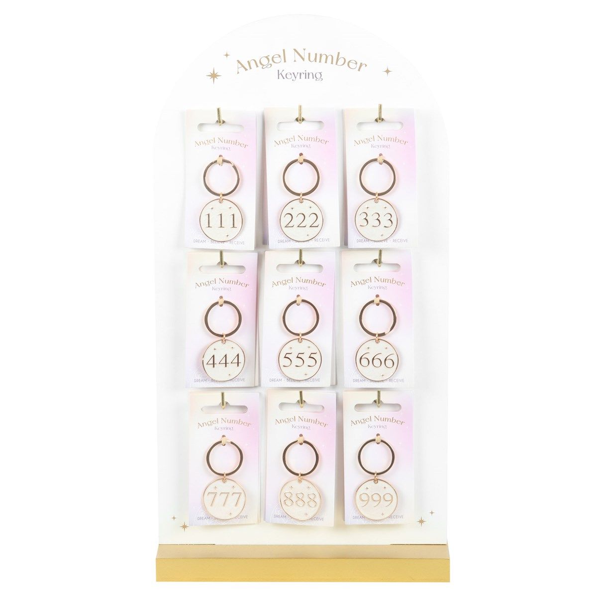 Angel number sleutelhanger