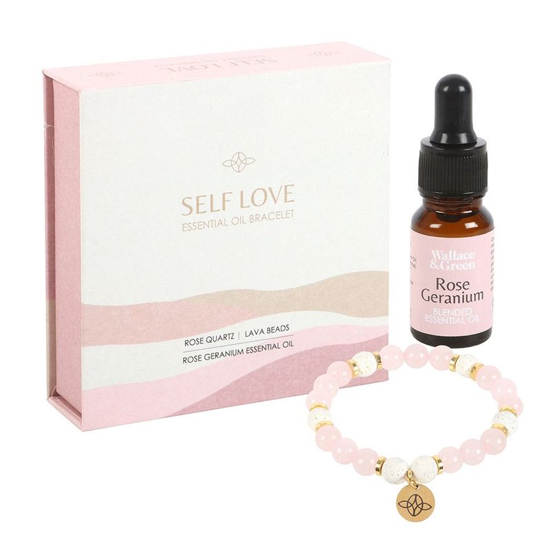 Zelfliefde set armband &amp; olie