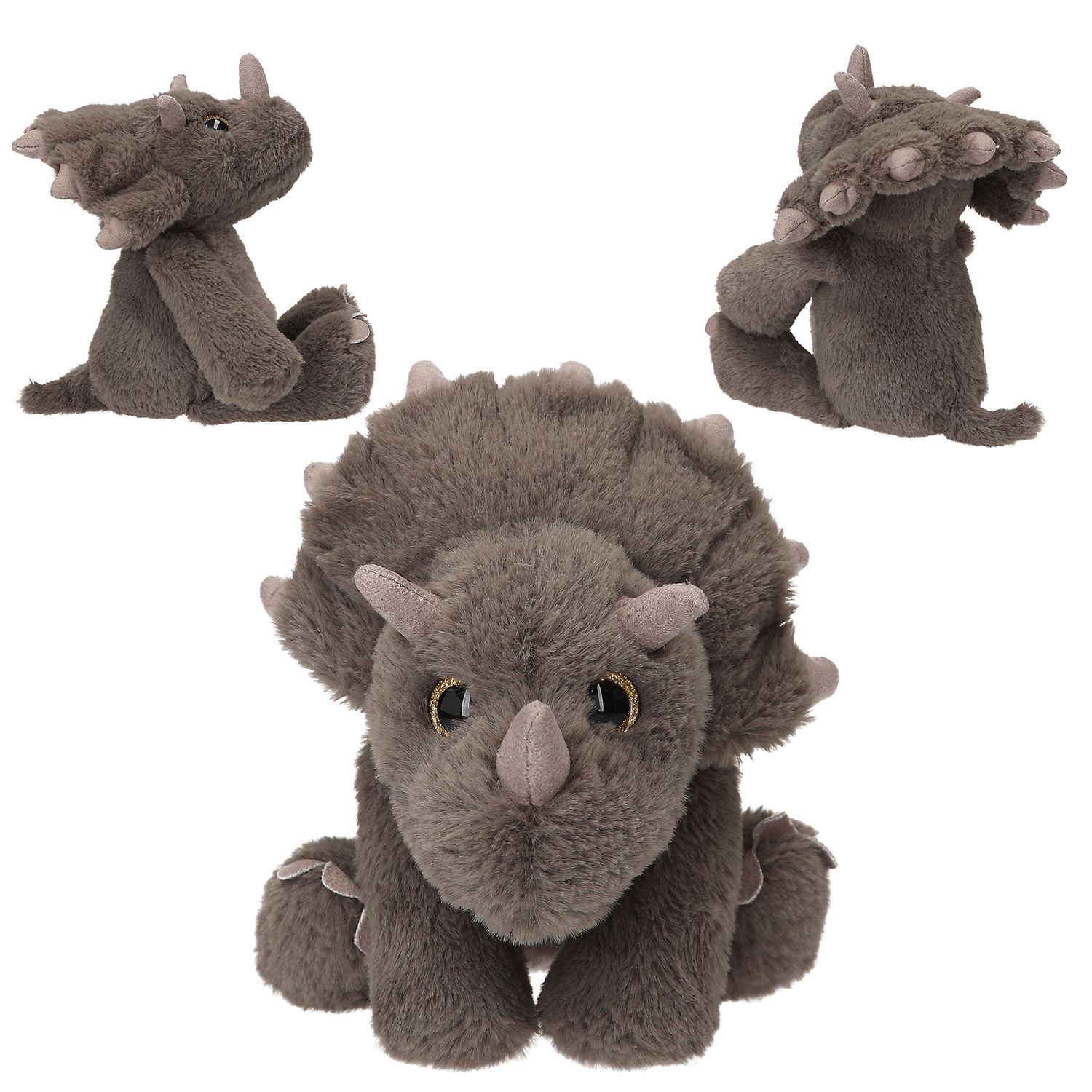 Dino World knuffel floppy triceratops 25cm