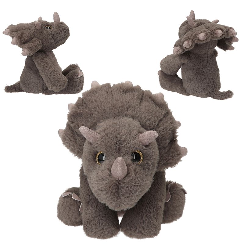 Dino World knuffel floppy triceratops 25cm