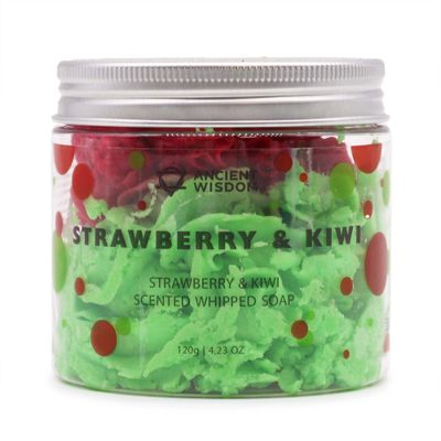 Aardbei &amp; kiwi slagroomzeep