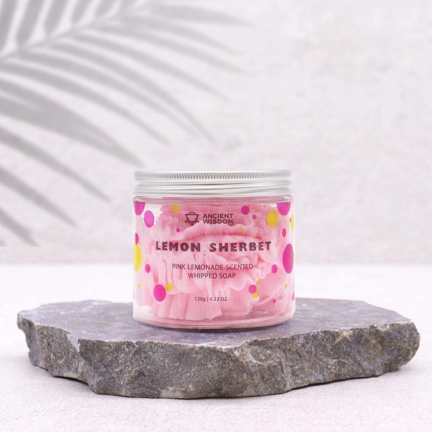 Roze limonade slagroomzeep