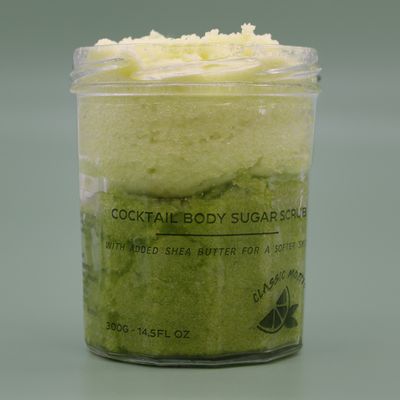 Geparfumeerde suiker body scrub - klassieke mojito