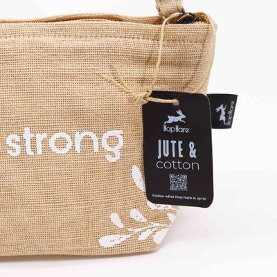 Hop hare pouch - I am strong