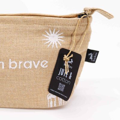 Hop Hare pouch - I am brave