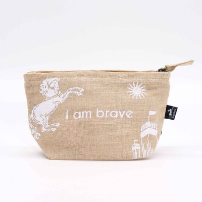 Hop Hare pouch - I am brave