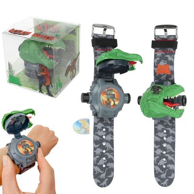 Dino World horloge met projector