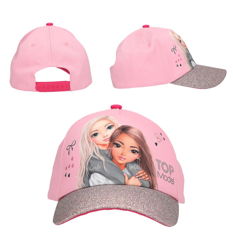 TOPModel pet met print en glitter BFF