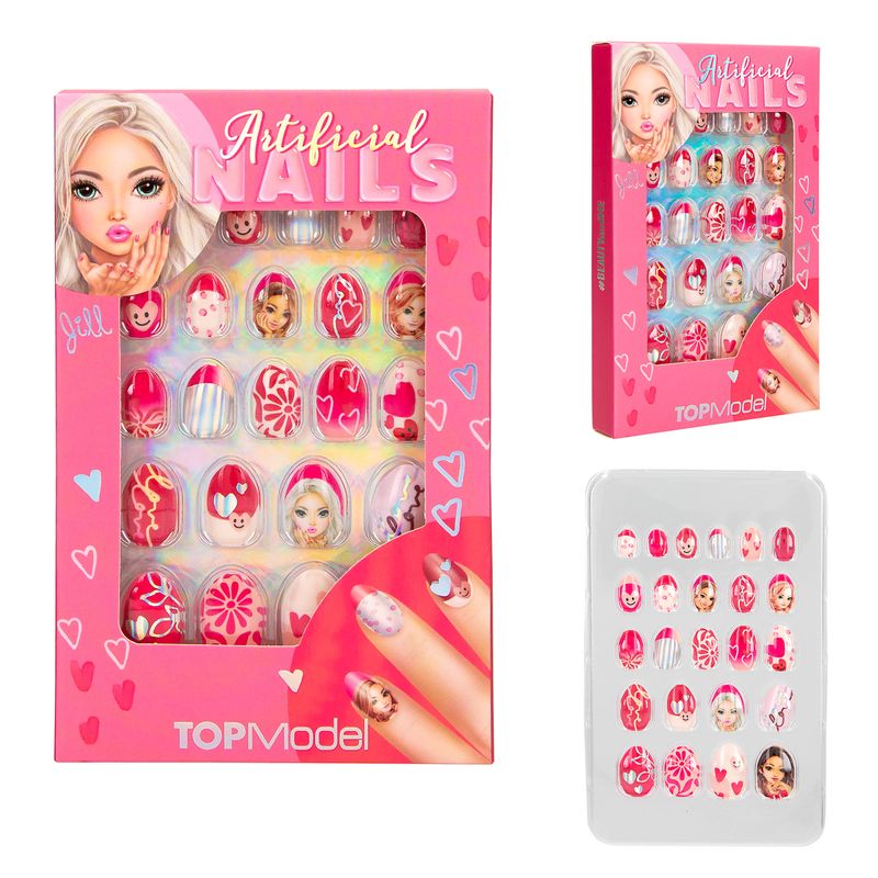 TOPModel kunstnagels Beauty and me Roodroze