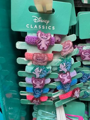 Stitch set 6 haarelastiekjes