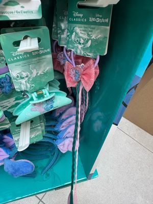 Stitch dunne haarelastiek met vals haar