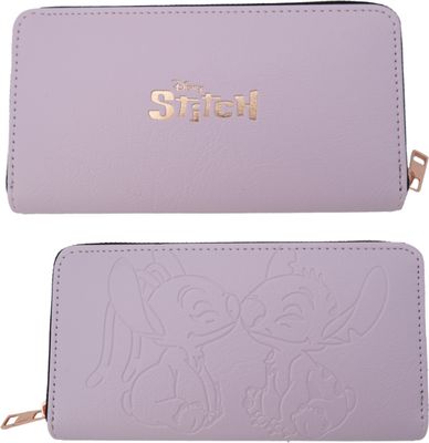 Stitch portemonnee roze