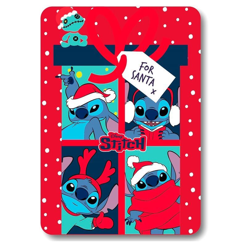Stitch kerst plaid