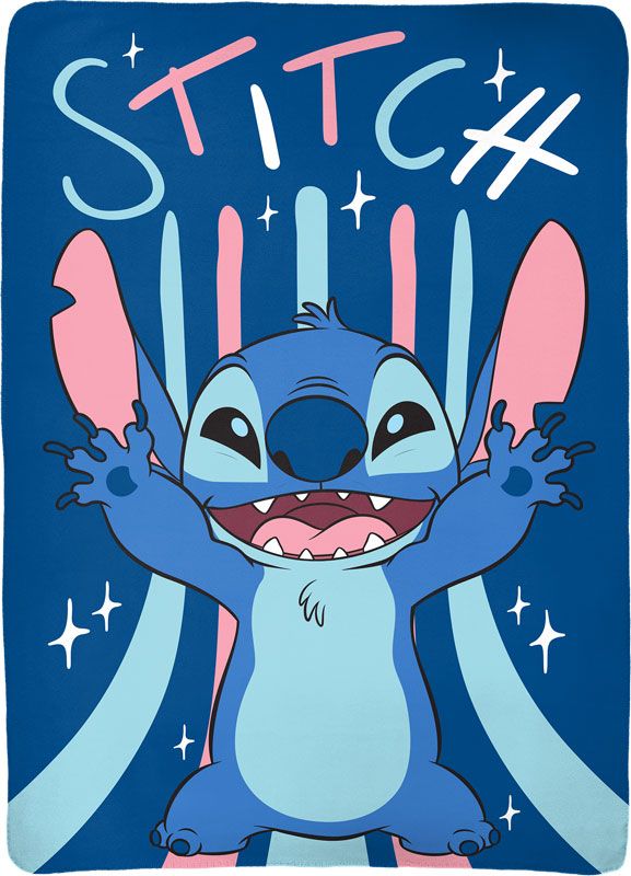 Stitch fleece deken