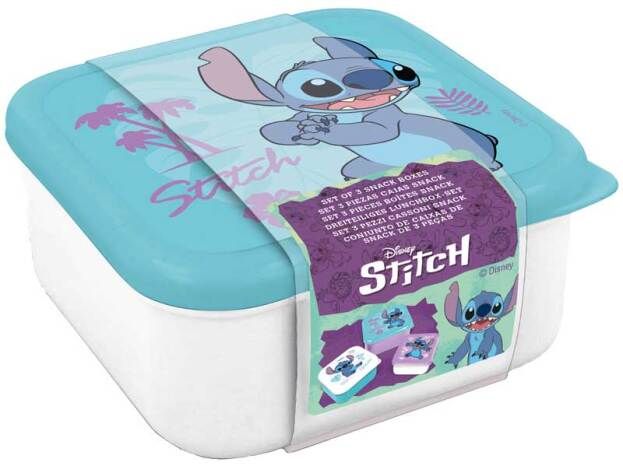 Stitch opbergdoosjes 3 in 1