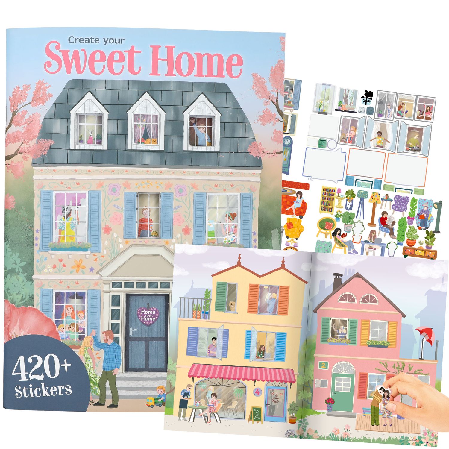 Create your sweet home stickerboek
